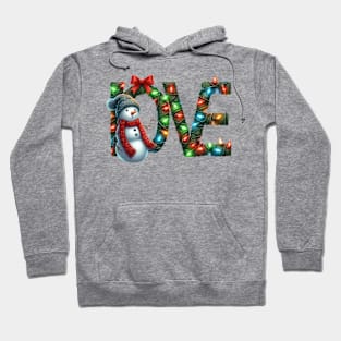 Love Christmas Sublimation Hoodie